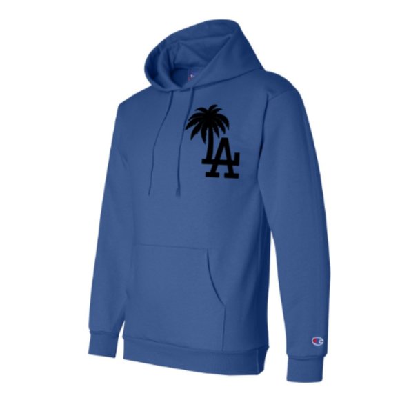 L.A. Beach Palm Tree Life Hoodie Sweater/ Champion